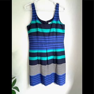 Loft size 6 striped dress